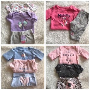 Carters Girls Newborn Outfits